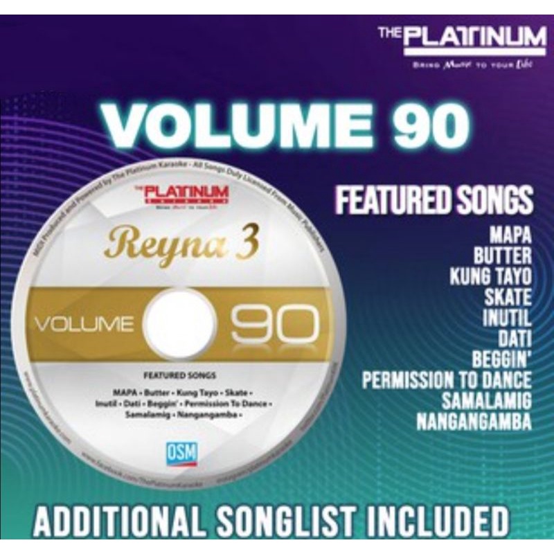 PLATINUM LATEST UPDATEDS SONGS FOR KAPITAN 2 / REYNA SERIES /KBOX2
