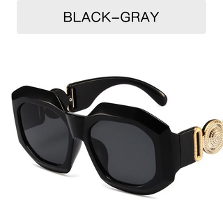 (HENGHA) Western Fashion Colorful Sunglasses New Fashion Design Polygonal Shade Sunglasses #6