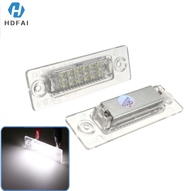 vw caddy number plate light