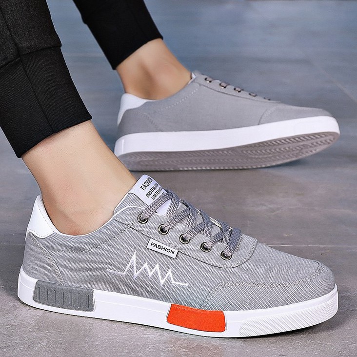 mens gray canvas shoes