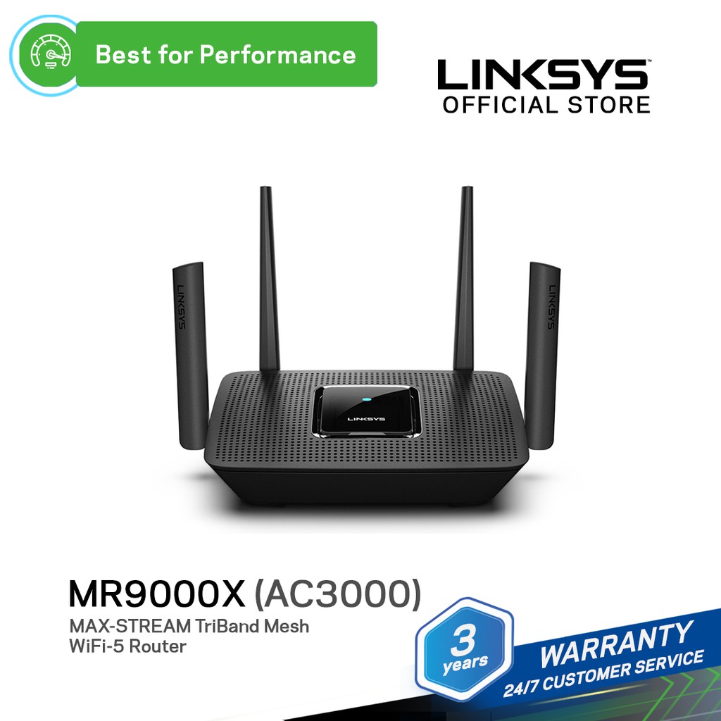 Linksys Mr9000x Ac3000 Max Stream Tri Band Mesh Wifi 5 Router Shopee Philippines