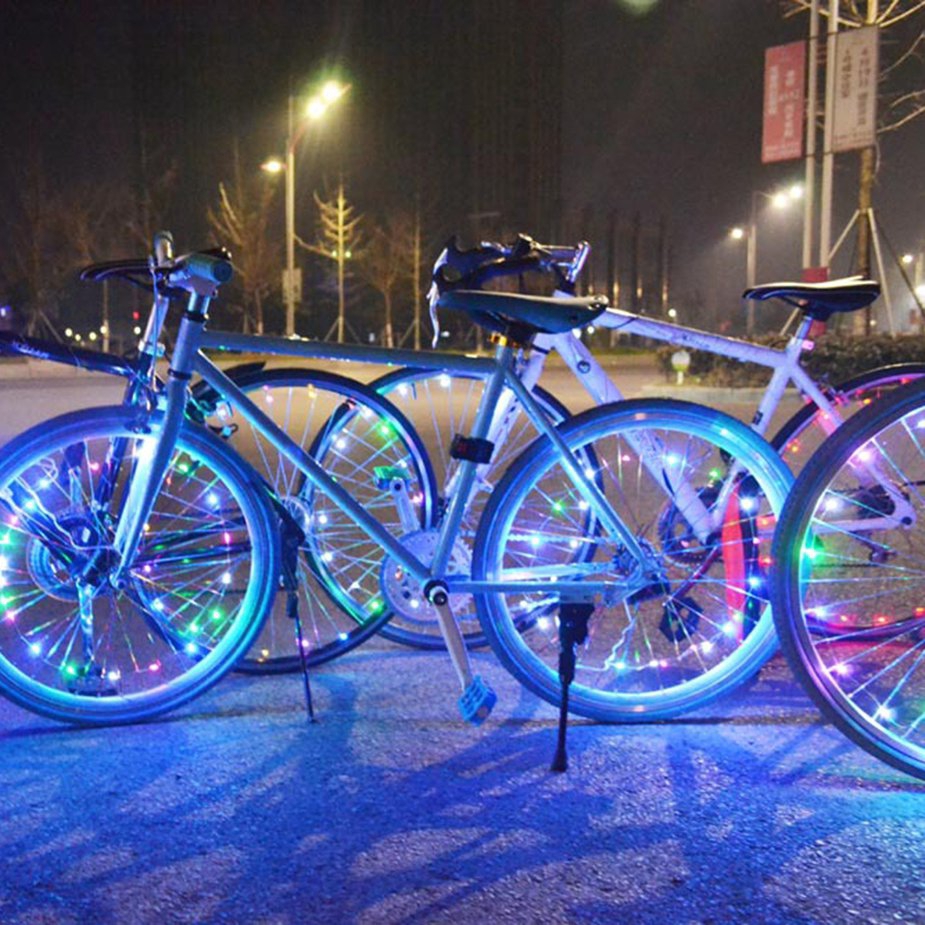 bike wheel light string