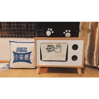 Cat Den Wood s Meow small furniture Kerry TV cat climbing frame small solid wood cat rack removable 