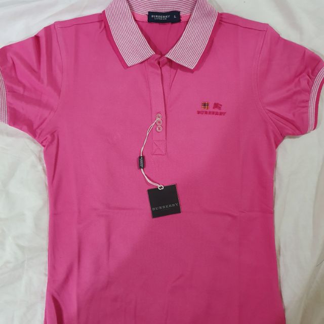 burberry women's polo shirts
