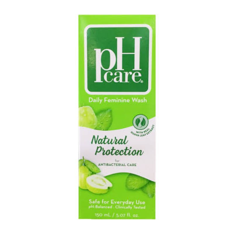 PH care feminine wash natural protection with antibacterial Shopee