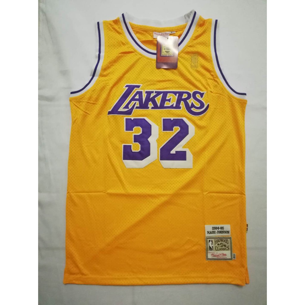 magic johnson basketball jersey