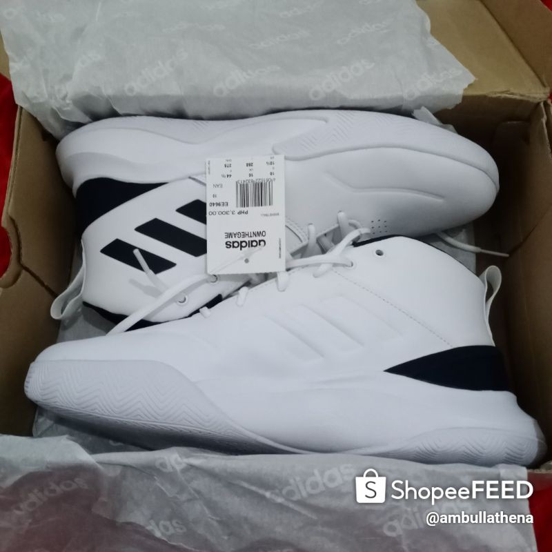 adidas own the game shoes black