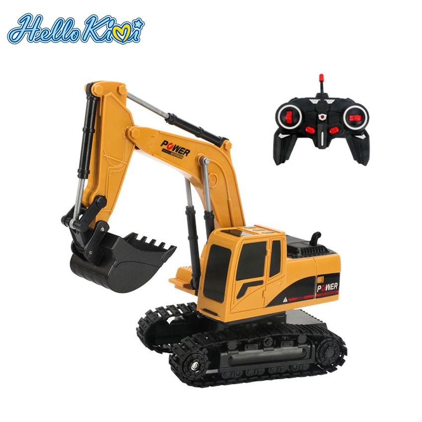HelloKimi RC Excavator Toys 2.4G Remote Control 360° Rotation ...