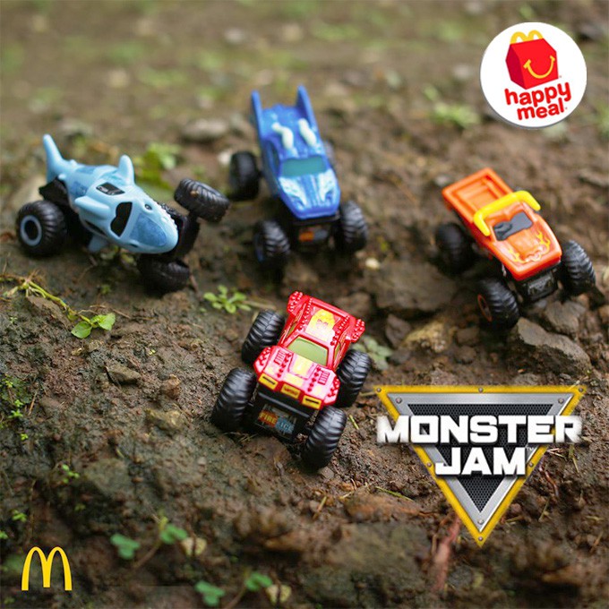 monster jam mcdonalds toys
