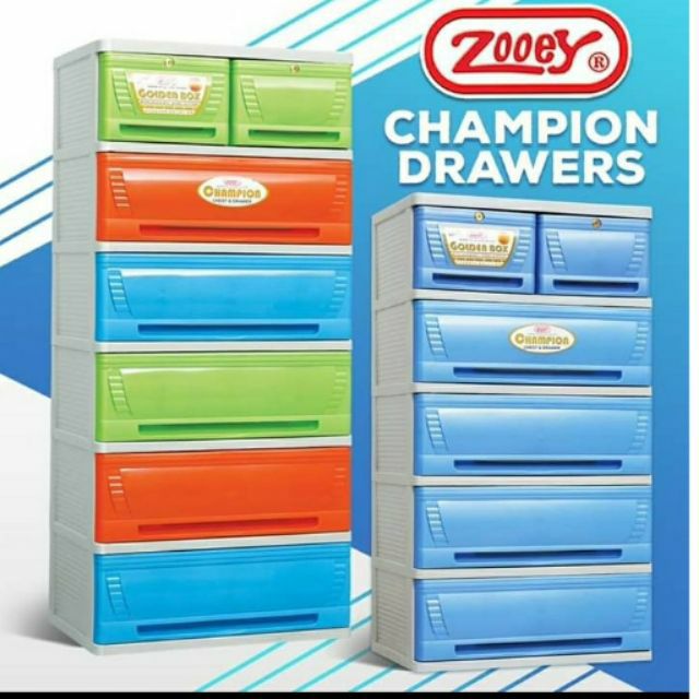 ZOOEY CHAMPION DRAWER (FREE DELIVERY within METRO MANILA ) Shopee