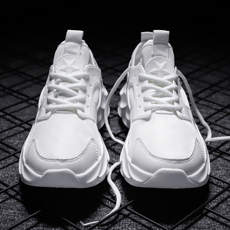 white gym shoes
