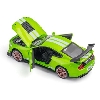 New 1:32 High Simulation Supercar Ford Mustang Shelby Gt500 Car Model Alloy Pull Back Kid Toy Car 4 #4