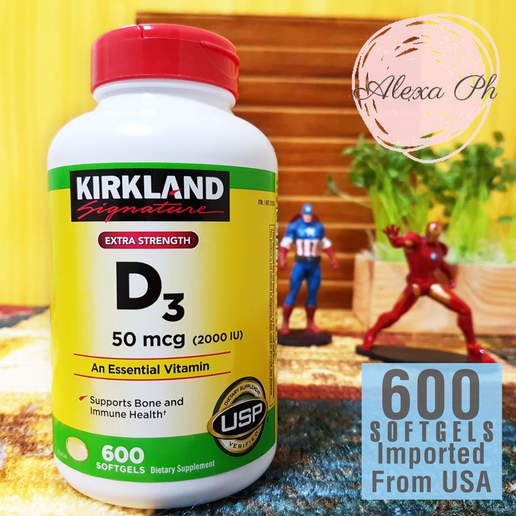 (EXPIRATION JAN 2024) Kirkland Signature, Extra Strength D3 50 mcg