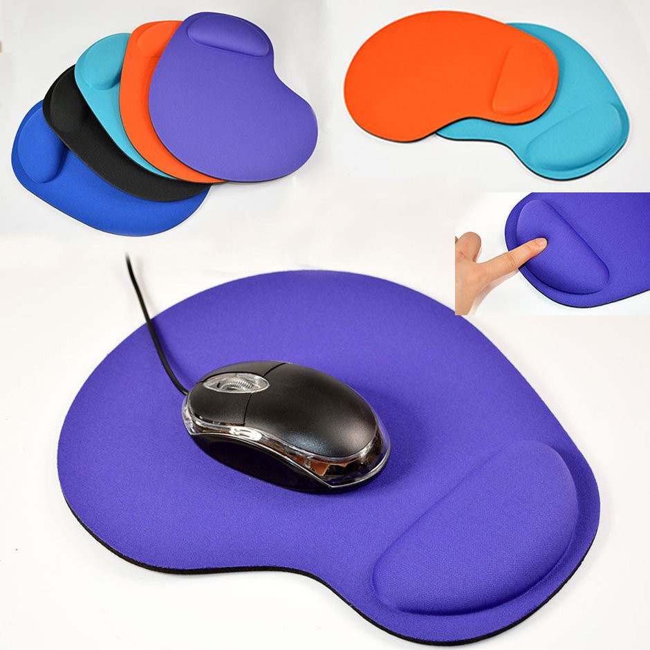 【cod】ergonomic Mouse Pad With Wrist Support Soft Silicone Eva Mouse Mat For Laptop Desktop Hand 5263