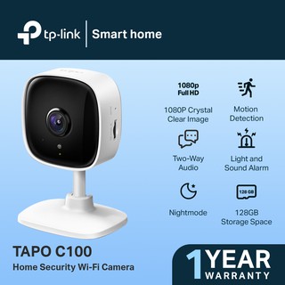 Tp-Link Tapo C100 CCTV Camera Home Security CCTV 1080P Wifi IP Cam Wireless Surveillanc