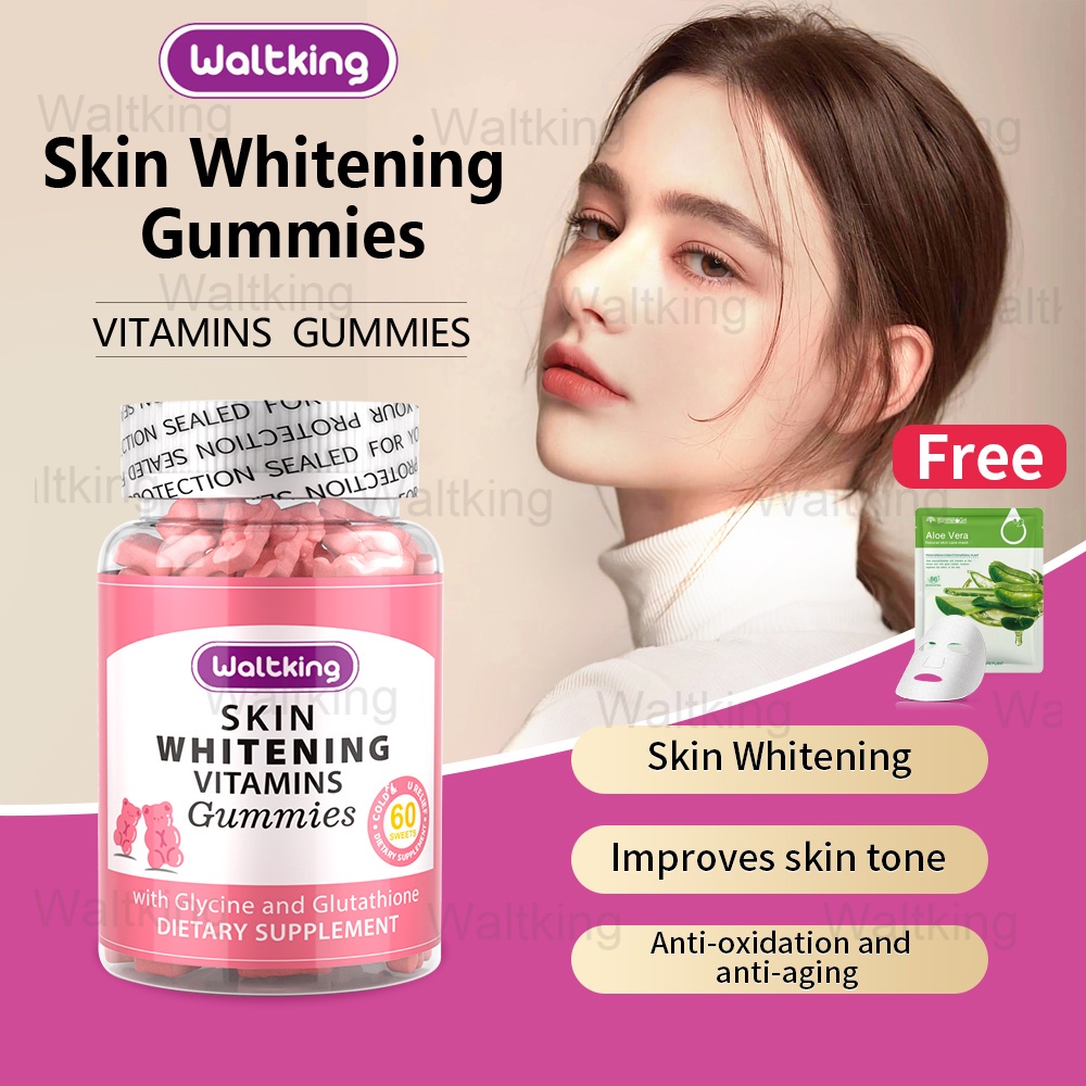 COD Collagen Gummies Beauty Whitening Gummies Anti Aging Smooth Skin Vitamin C Beauty