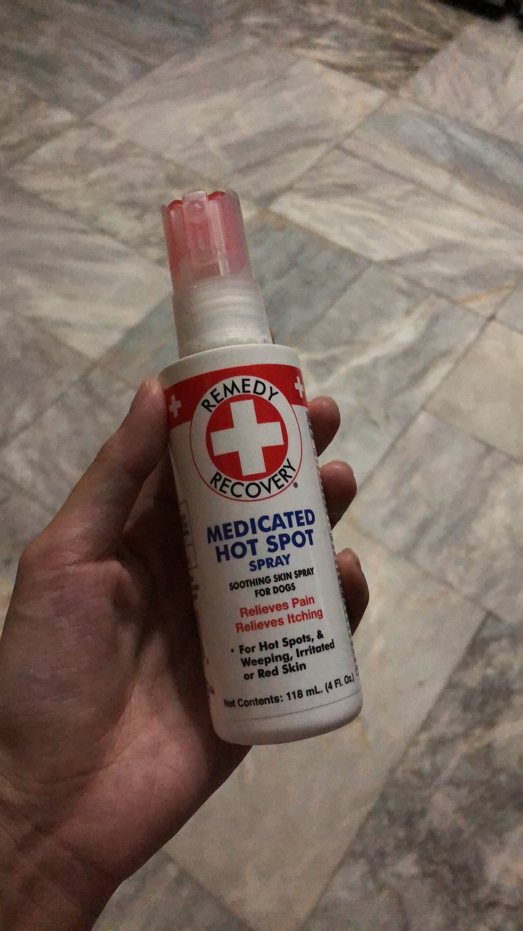 remedy recovery hot spot spray