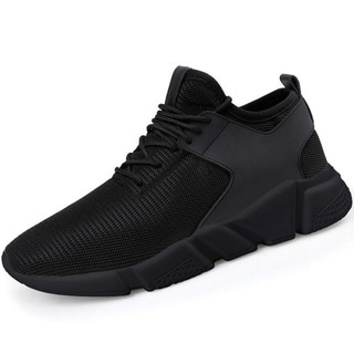 JEIKY Men's Darkness Mid-Cut Sneakers Casual Rubber Shoes #M911(Standard Size)