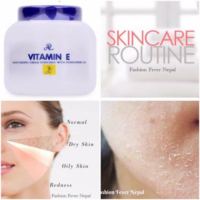 vitamin e moisturizing cream with sunflower oil