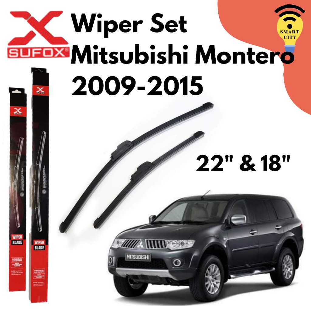 SUFOX Wiper Blade Mitsubishi Montero 20092015 Set Universal Banana