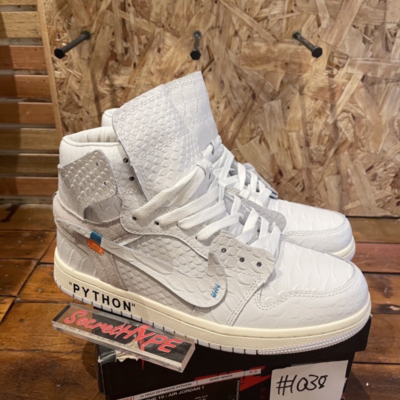 off white python sneakers