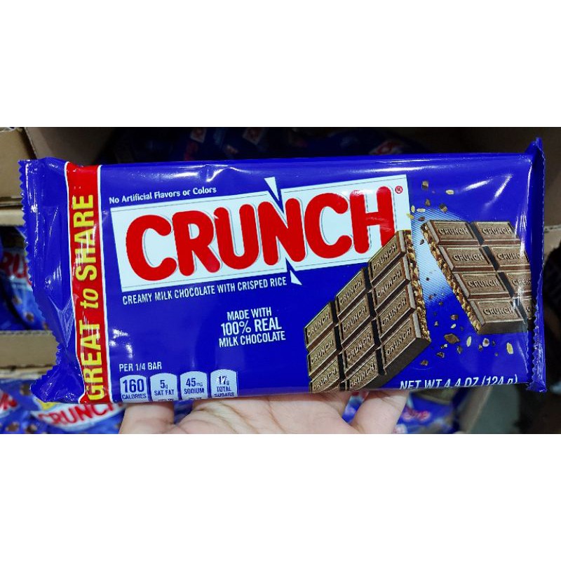 Nestle Crunch Giant Milk Chocolate Bar 124g Shopee Philippines