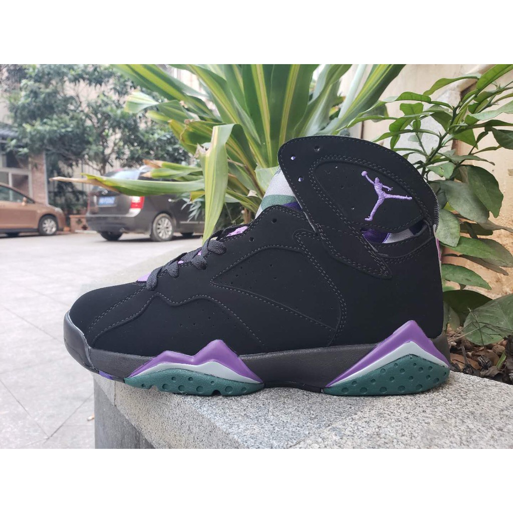 retro 7 black and purple 2019