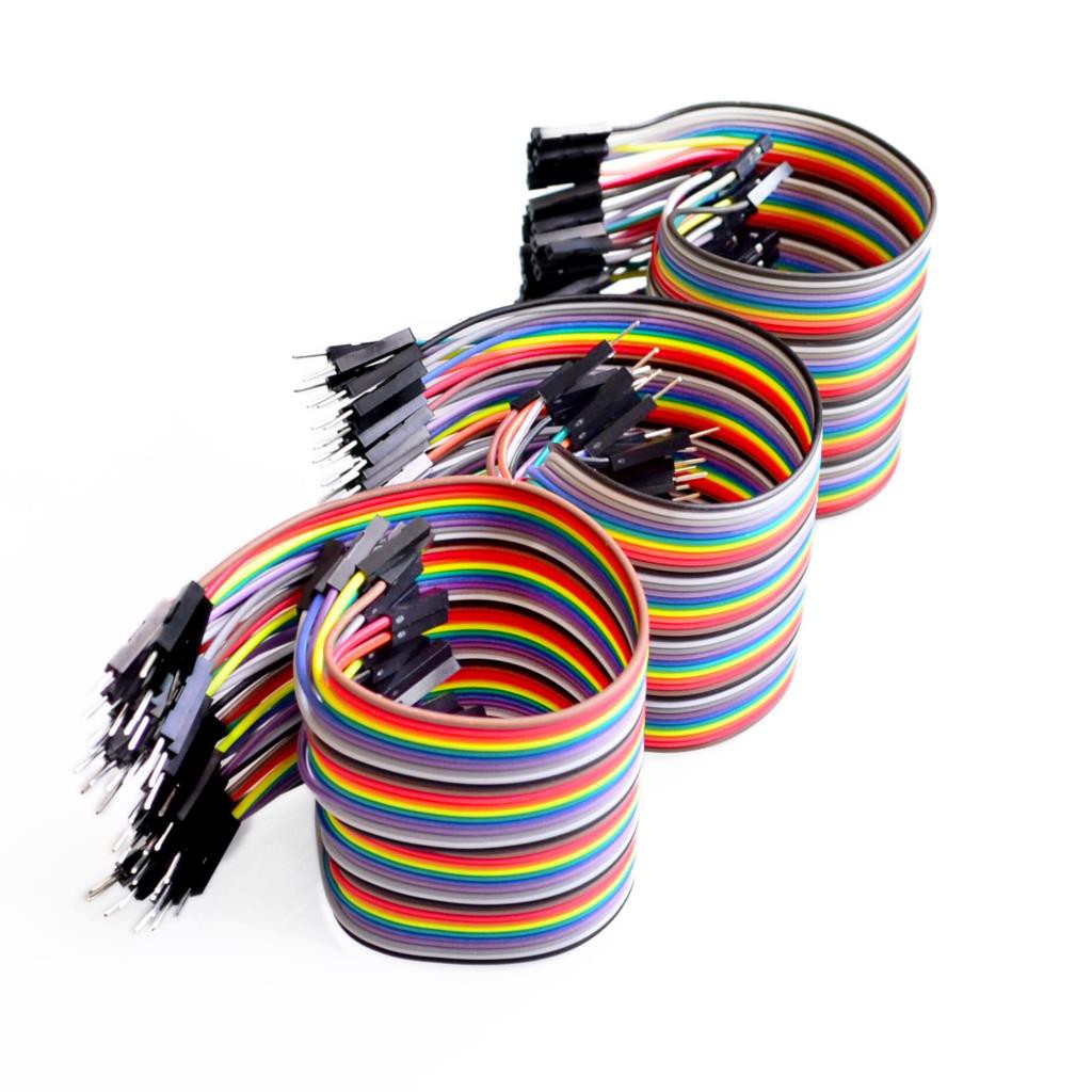 Dupont Line 120pcs 20cm Male To Male Male To Female And Female To Female Jumper Wire Dupont