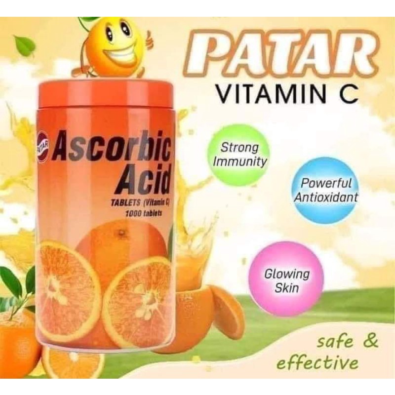 Patar Ascorbic Acid (vitamin c) Shopee Philippines