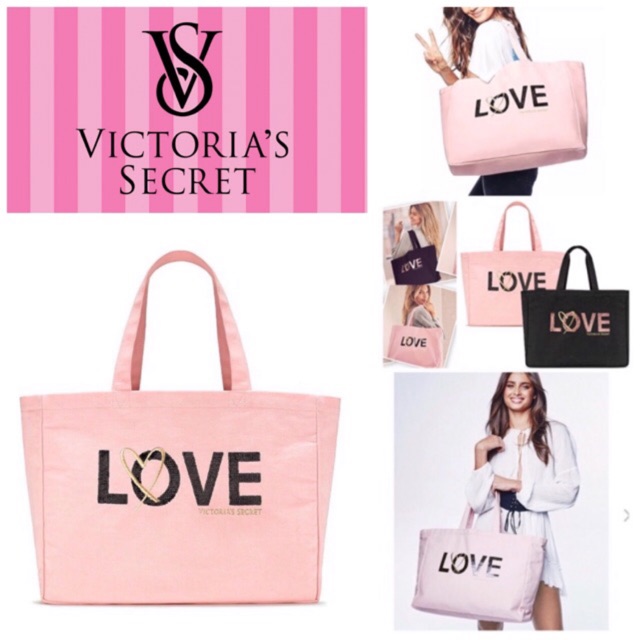 victoria secret love tote