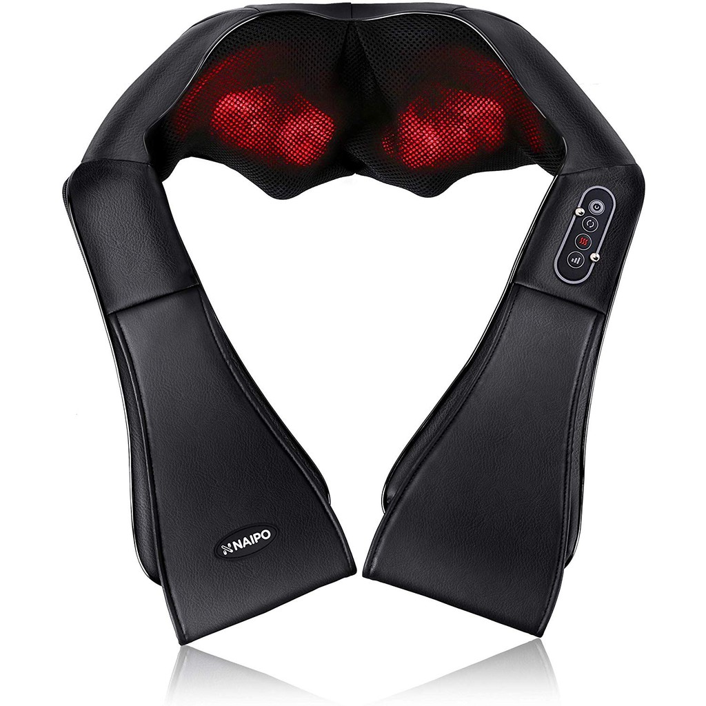 shiatsu rotating massager with heat