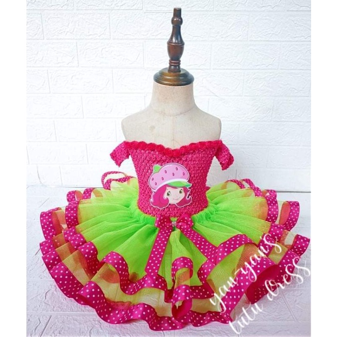 strawberry shortcake tutu dress