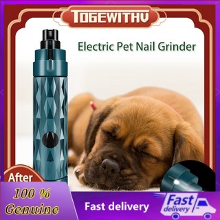 COD Electric pet nail grinder trimmer Rechargeable Nail File for Large Medium Small Dogs and Cats