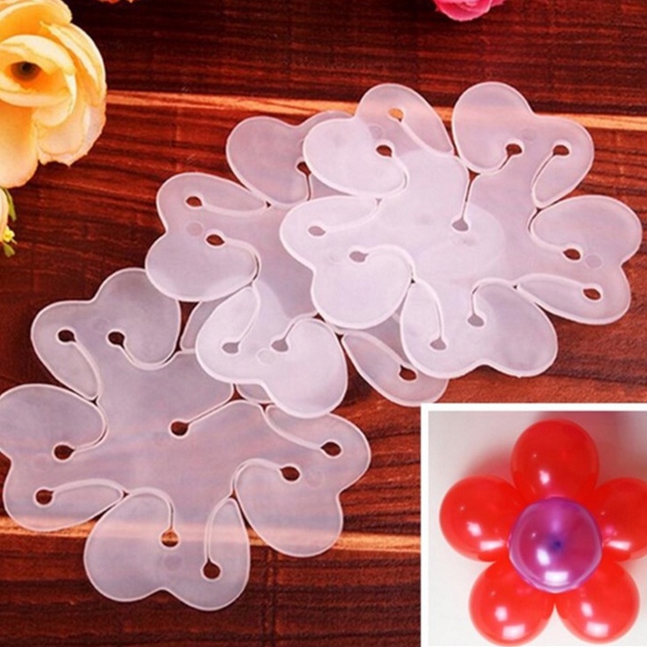 Balloons Flower Clip Party Decor Supplies Balloon Stand Clips Birthday