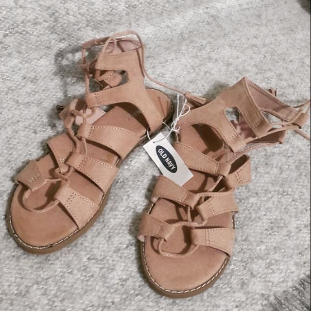 navy gladiator sandals
