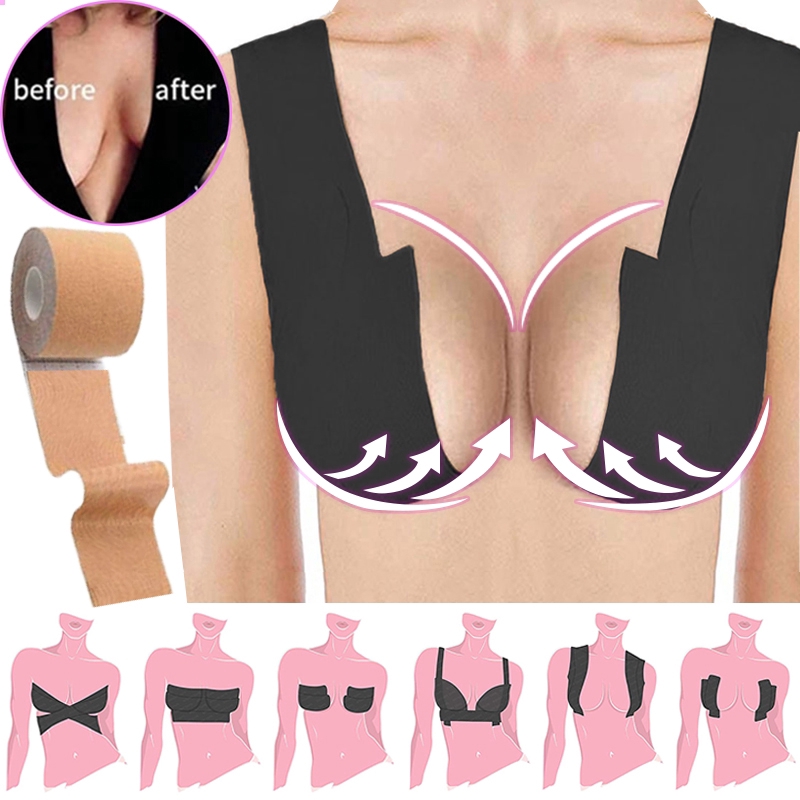 invisible tape push up bra