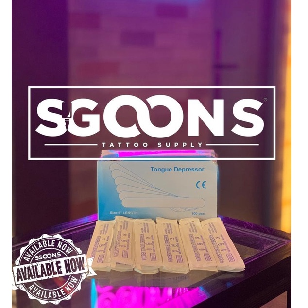 TONGUE DEPRESSOR I SGOONS TATTOO SUPPLY Shopee Philippines