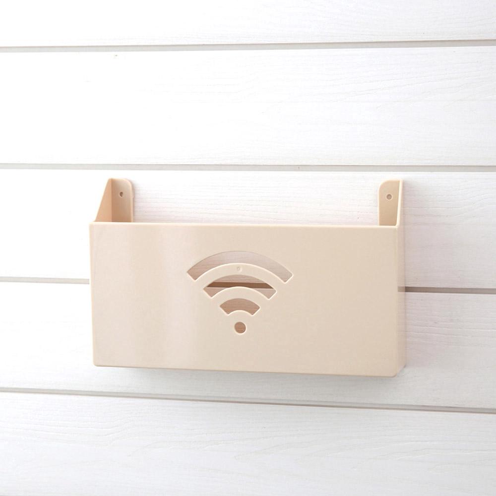 Home Creative Wall Mount WiFi Router Storage Boxes Shelf Wifi Box