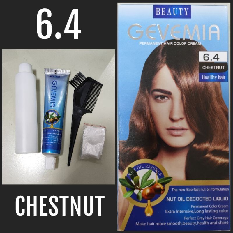 COD Gevemia hair color hair care permanent hair color cream long lasting  color | Shopee Philippines