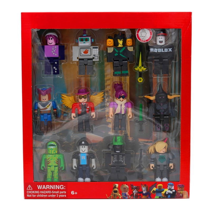 12pcs Roblox Game Character Accessory Mini Action Figure Dolls - roblox jailbreak great escape playset for kids lazada ph