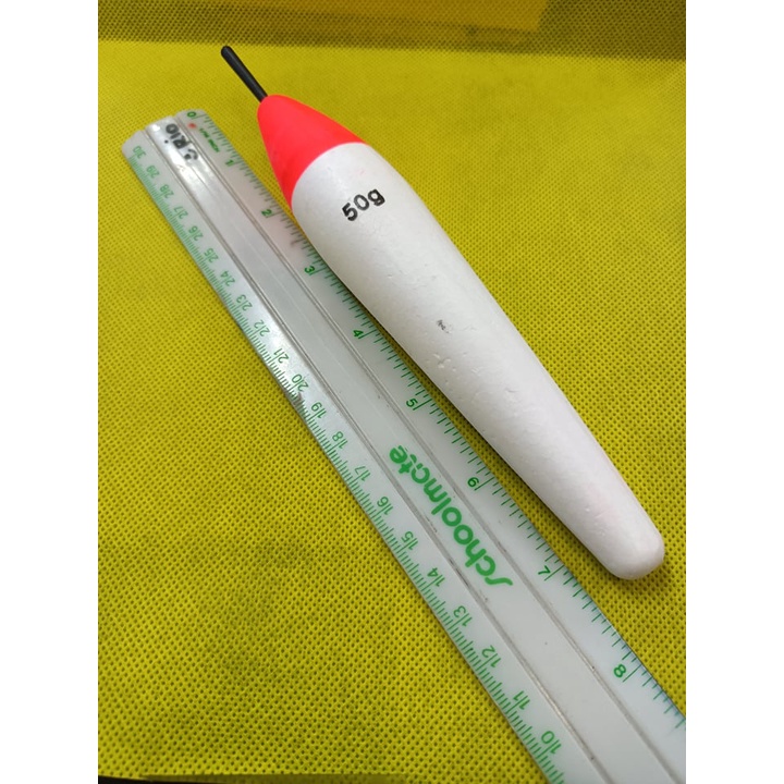 Fishing floater BOBBERS STYRO foam 50 grams 10 pcs per pack Shopee