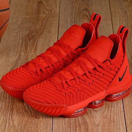 orange lebron 16