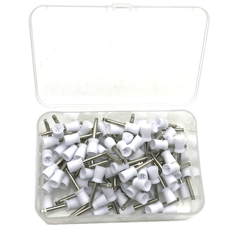 100Pcs Dental Polishing Cup For Low Speed Handpiece Latch Type Rubber Tooth Polish Polishing