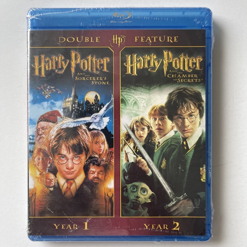 Harry Potter Year 1 And Year 2 Double Feature Blu-ray (Sealed And New ...