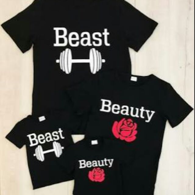 beauty and the beast family shirts