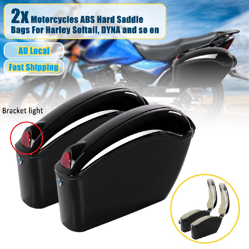 ♥High Quality♥ Motorcycle Hard Trunk Saddlebags Saddle Bags Side Box