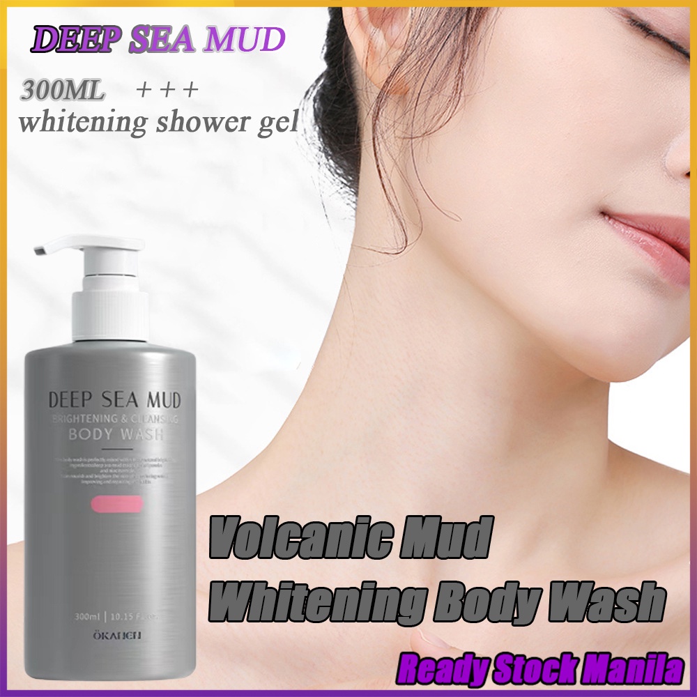 300ML deep sea mud whitening shower gel original volcanic mud shower