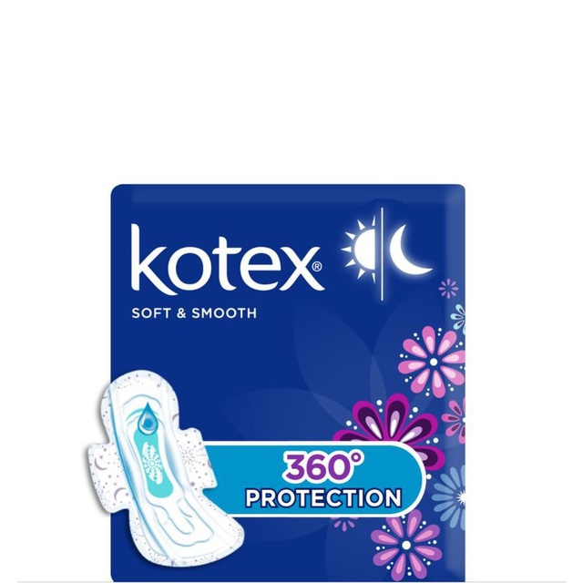 Kotex Soft & Smooth Overnight Feminine Pads 28cm 10 Pads x 4 Packs 40