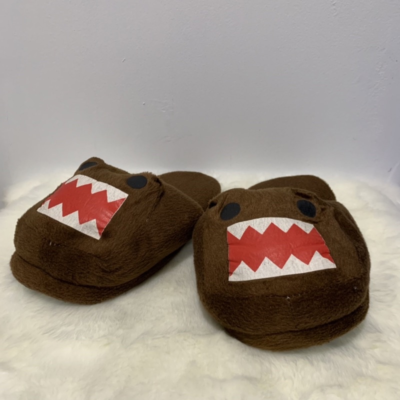 Domo-kun Sandals / domo fluffy slipper / domo Slippers / domo House ...