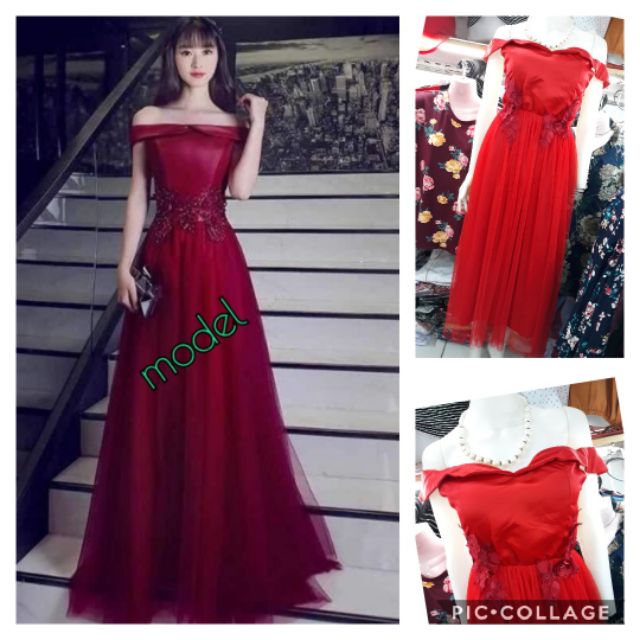 shopee long gown